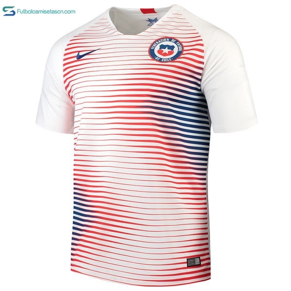Camiseta Chile 2ª 2018 Blanco